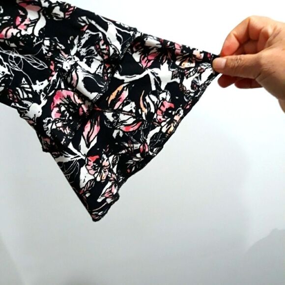 Karl Lagerfeld floral print Long-Sleeve top size small - Picture 5 of 9